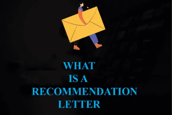Image describing letter of recommendation